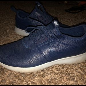 Navy Blue Nike running shoes